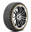 VOGUE - 235-55R-20 VOGUE CUSTOM BUILT RADIAL SCT2 105H XL GOLD-STRIPE ***GOLDWHITE SIDEWALL***