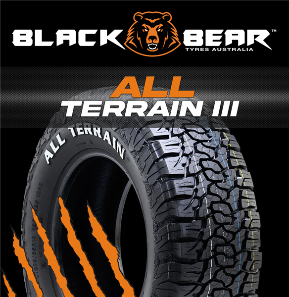 BLACKBEAR - LT285-55R-20 BLACKBEAR ALL TERRAIN A/T III 117/114S 8PLY ***WHITE LETTERS***