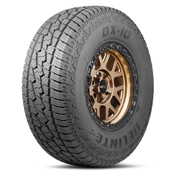 DELINTE - LT325-60-20 DELINTE DX10 AT 10PLY 126/123S M+S**50K**+ROAD HAZARD