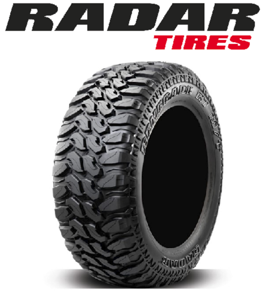 RADAR - LT33X12.50X20 RADAR RENEGADE R7  OWL 10PLY M/T 65PSI  114Q
