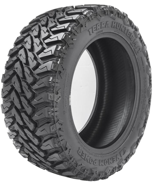 VENOM POWER - LT35X12.50x20 VENOM POWER TERRA HUNTER M/T 12PLY LRF 125Q ALL SEASON*50,000 MILES* 3/13/23-3