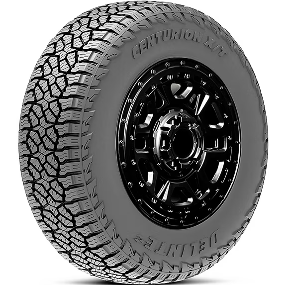 DELINTE - LT285-70R-17 DELINTE CENTURION X/T 126/123Q 10PLY  M+S 500AA**55K**+ROAD HAZARD
